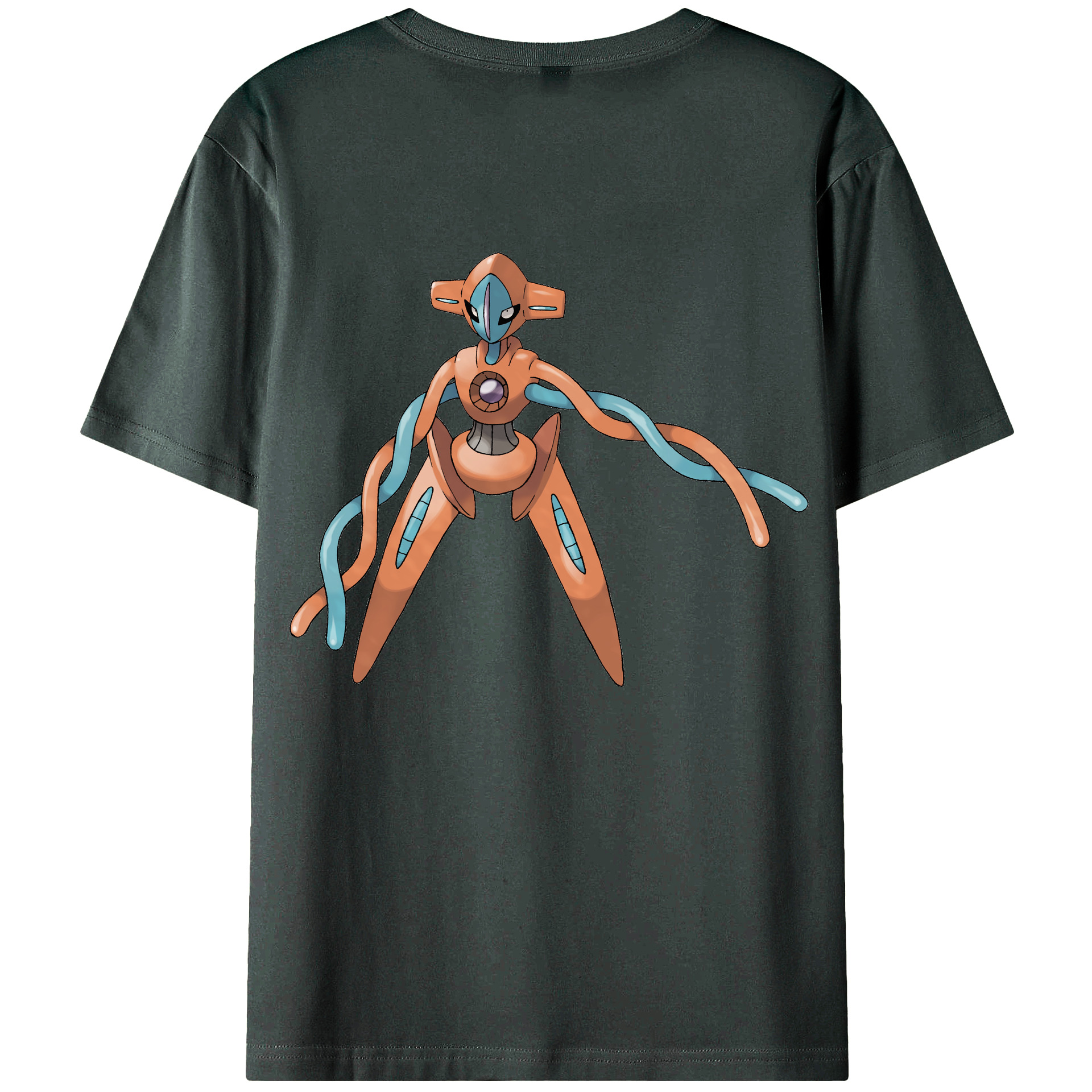 （画像用） ポケットモンスター Pokémon 綿100％ メンズ半袖Tシャツ（バックプリント） 通気性